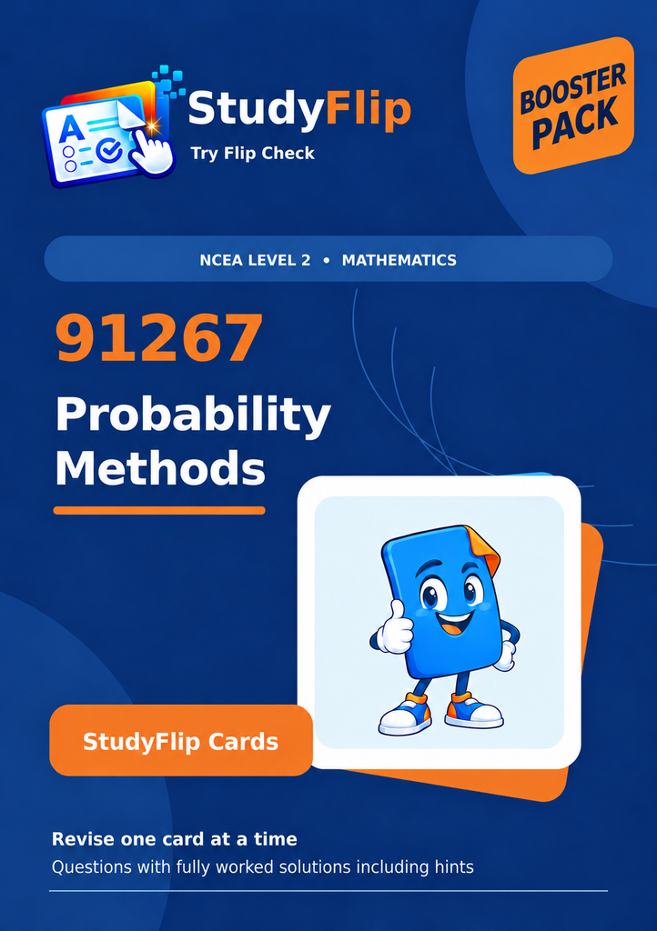 91267 Probability Methods - NCEA 2 Booster