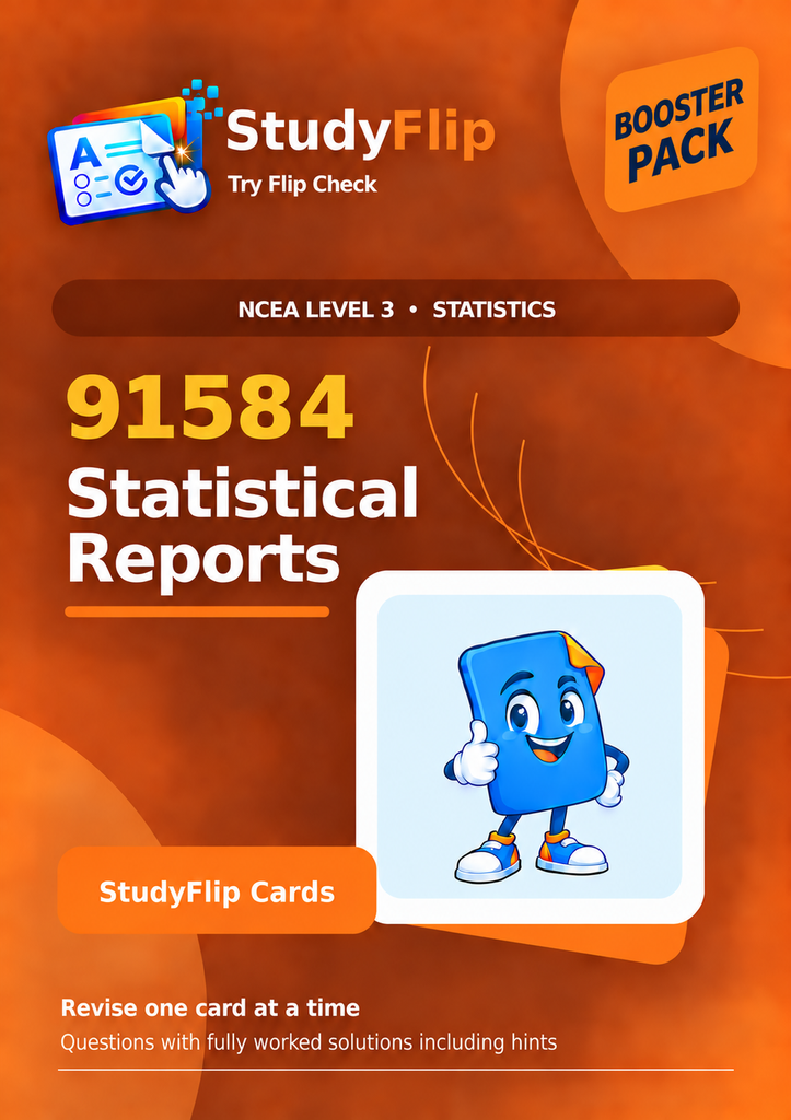 91584 Probability Distributions - NCEA 3 Booster