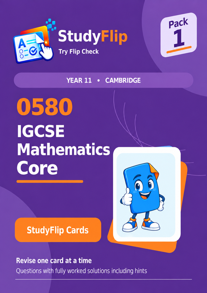 IGSCE Mathematics Core (0580)